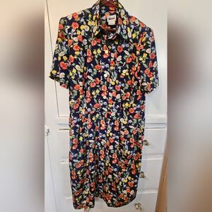 Leslie Fay Multicolor Floral Dress
